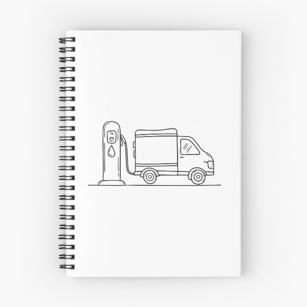Item preview, Truck Parked Beside Fuel Pump designed and sold by rasagamastore.