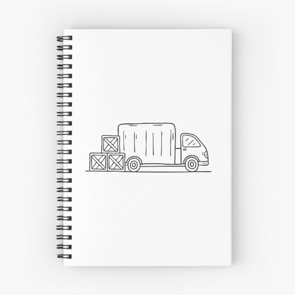 Item preview, Truck Beside Stack of Shipping Crates designed and sold by rasagamastore.