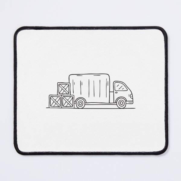 Item preview, Truck Beside Stack of Shipping Crates designed and sold by rasagamastore.
