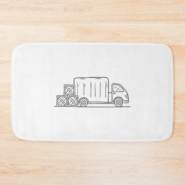 Item preview, Truck Beside Stack of Shipping Crates designed and sold by rasagamastore.