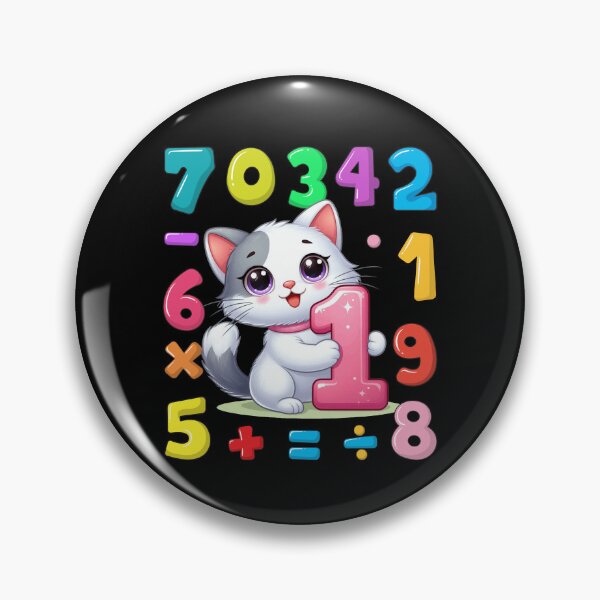 Item preview, Cat Number Day Cute Kawaii Kitten Maths Teacher Student School designed and sold by Antdoodle.
