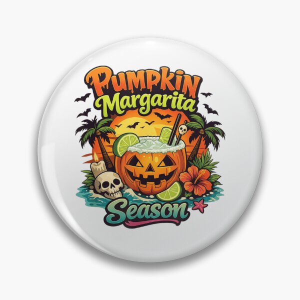 Item preview, Pumpkin Margarita Halloween Season Tropical Spooky Cocktail Drink Sunset Beach Vibe designed and sold by Phil Ben.