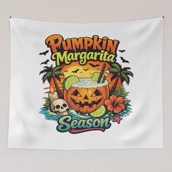 Item preview, Pumpkin Margarita Halloween Season Tropical Spooky Cocktail Drink Sunset Beach Vibe designed and sold by Phil Ben.