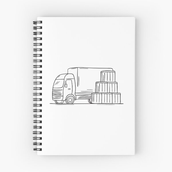 Item preview, Truck Parked Near Cargo Crates designed and sold by rasagamastore.