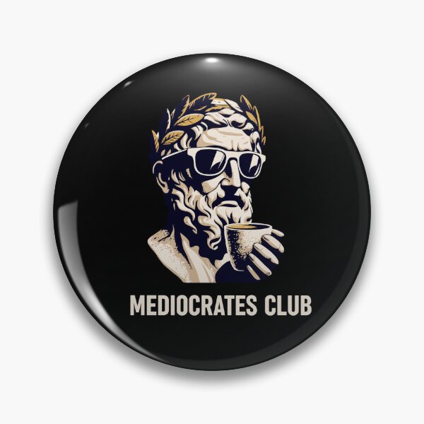 Item preview,  Mediocrates Club – Funny Greek Philosopher Coffee Meme Aesthetic designed and sold by DONT ASK CLUB.
