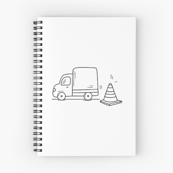 Item preview, Truck Near Traffic Safety Cone designed and sold by rasagamastore.