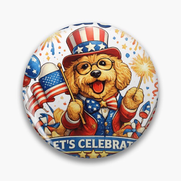 Item preview, Labradoodle 4th July Independence Day designed and sold by domdjs4239.
