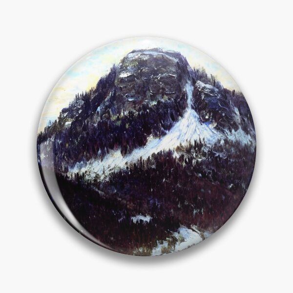 Item preview, Mount Kolsaas: Impression of Snow-Covered Peaks, Nordic Winter Light designed and sold by artdesignsnow.