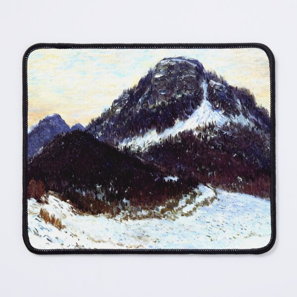 Item preview, Mount Kolsaas: Impression of Snow-Covered Peaks, Nordic Winter Light designed and sold by artdesignsnow.