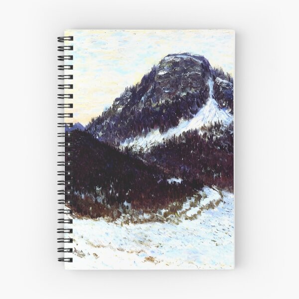 Item preview, Mount Kolsaas: Impression of Snow-Covered Peaks, Nordic Winter Light designed and sold by artdesignsnow.