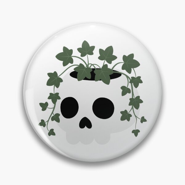 Item preview, Spooky Cute Skull Ivy Plant designed and sold by Design-by-Steph.