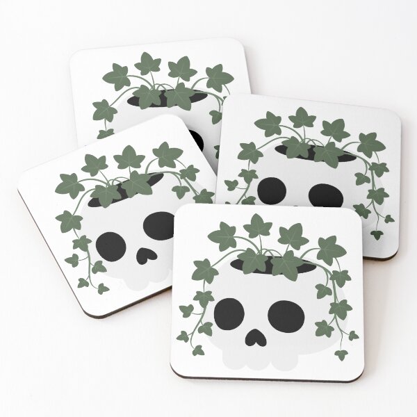 Item preview, Spooky Cute Skull Ivy Plant designed and sold by Design-by-Steph.