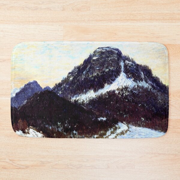 Item preview, Mount Kolsaas: Impression of Snow-Covered Peaks, Nordic Winter Light designed and sold by artdesignsnow.