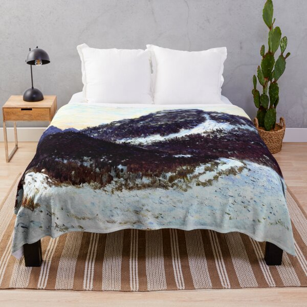 Item preview, Mount Kolsaas: Impression of Snow-Covered Peaks, Nordic Winter Light designed and sold by artdesignsnow.