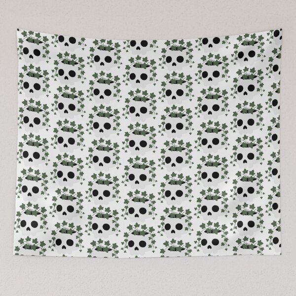 Item preview, Spooky Cute Skull Ivy Plant designed and sold by Design-by-Steph.