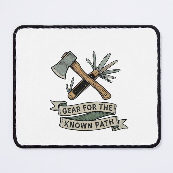 Item preview, Gear For Known Path Camp Badge designed and sold by GiggleInkTees.