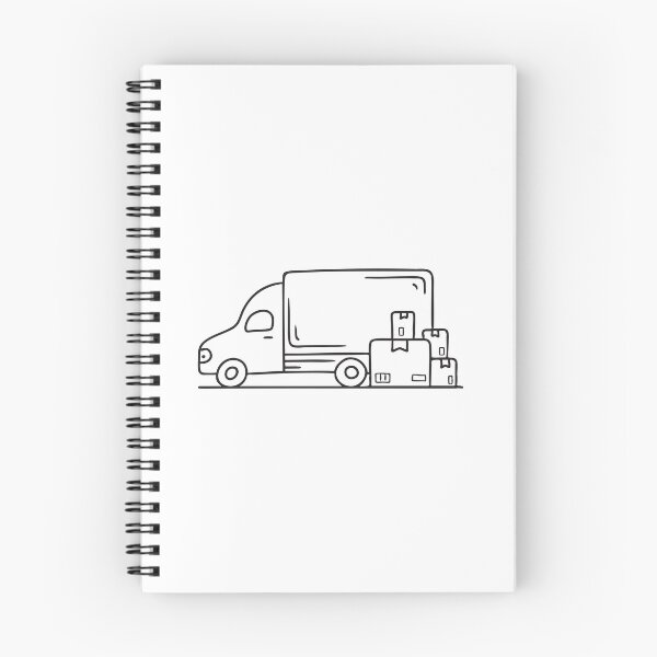 Item preview, Delivery Box Beside Parked Truck designed and sold by rasagamastore.