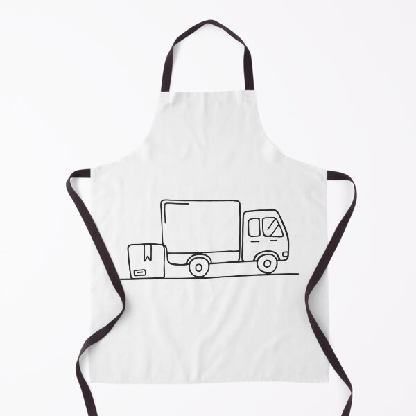Item preview, Truck Near Shipping Delivery Box designed and sold by rasagamastore.