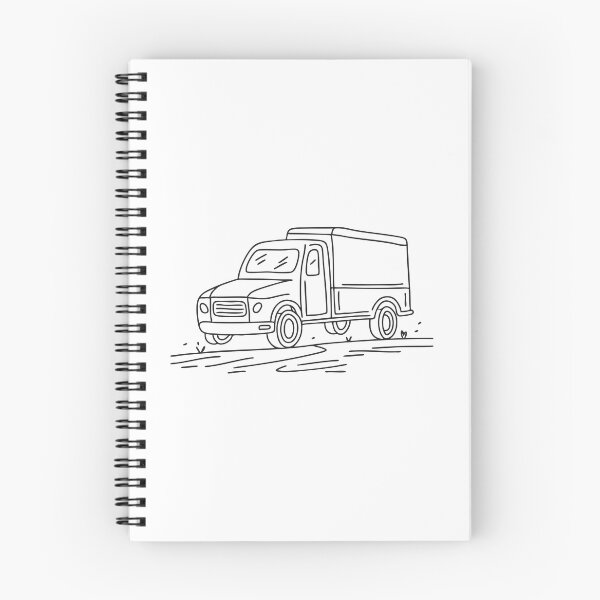 Item preview, Truck Parked Beside Dirt Road designed and sold by rasagamastore.