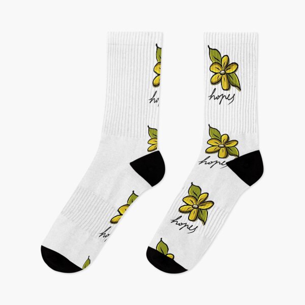 Item preview, Yellow Floral Logo Illustration | Hand Drawn Botanical Design designed and sold by hopenoli_art.