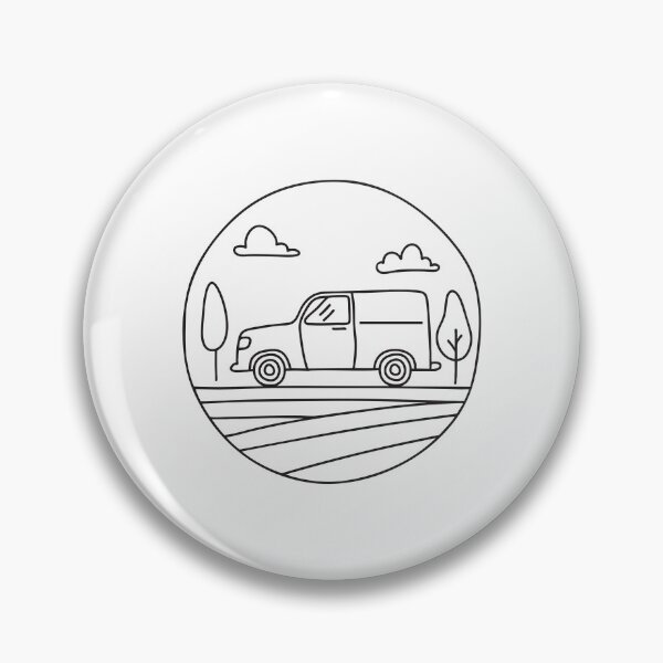 Item preview, Truck Stopped Along Country Dirt Road designed and sold by rasagamastore.