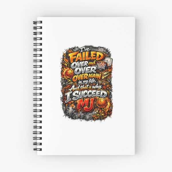 Item preview, I've failed over and over and over again in my life. And that is why I succeed MJ designed and sold by BallerQuotes.