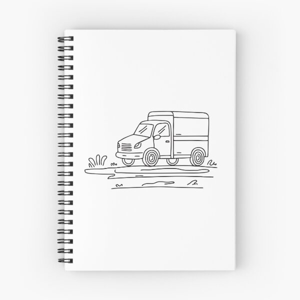Item preview, Dirt Road Beside Parked Truck designed and sold by rasagamastore.