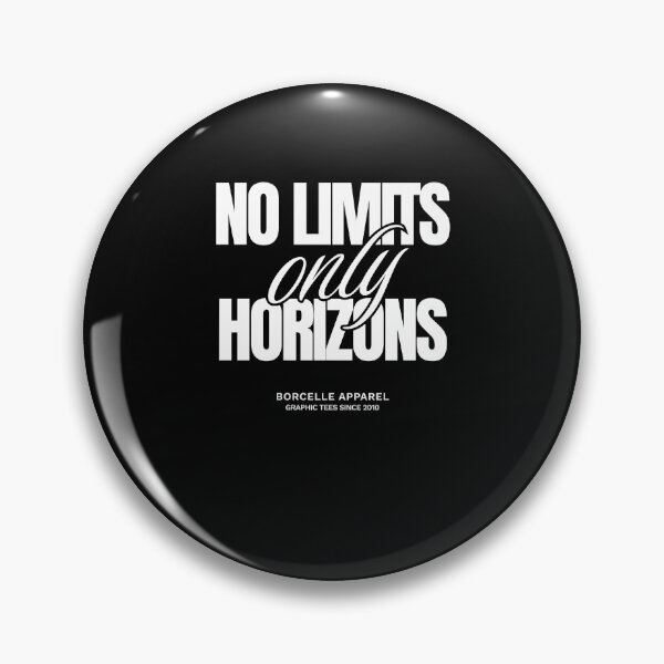 Item preview, No limits only horizons - Bold Retro Typography designed and sold by badis amroune.