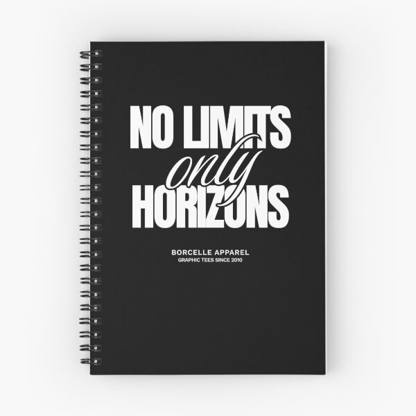 Item preview, No limits only horizons - Bold Retro Typography designed and sold by badis amroune.