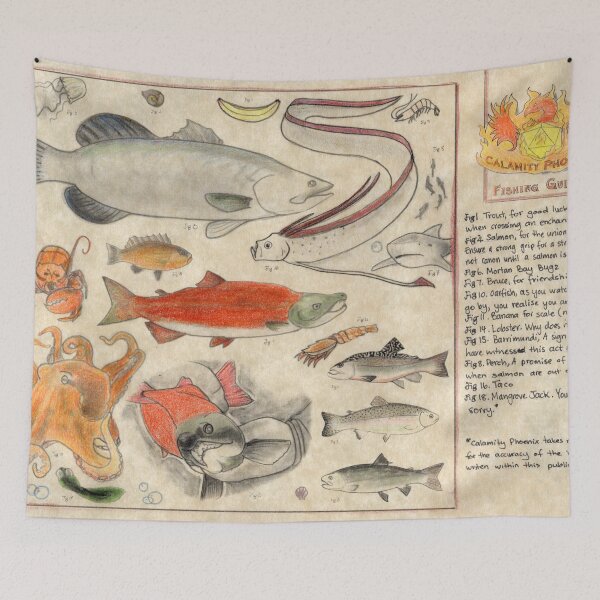Item preview, Calamity Phoenix Fishing Guide designed and sold by PirateZook.