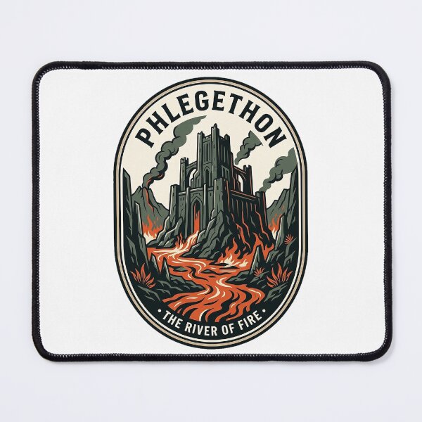 Item preview, Phlegethon River of Fire Vintage Gothic Fortress designed and sold by k3rstman1.