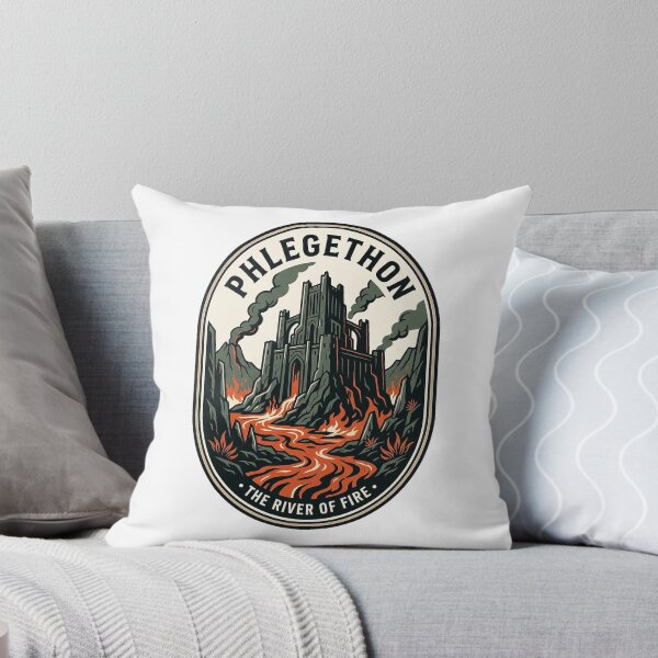Item preview, Phlegethon River of Fire Vintage Gothic Fortress designed and sold by k3rstman1.