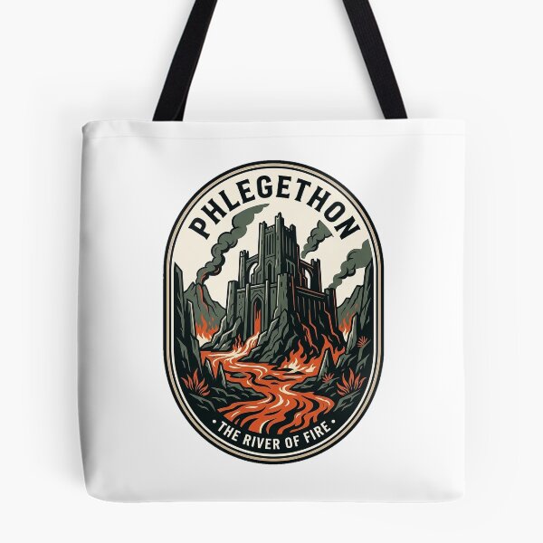 Item preview, Phlegethon River of Fire Vintage Gothic Fortress designed and sold by k3rstman1.