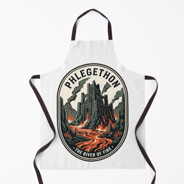 Item preview, Phlegethon River of Fire Vintage Gothic Fortress designed and sold by k3rstman1.
