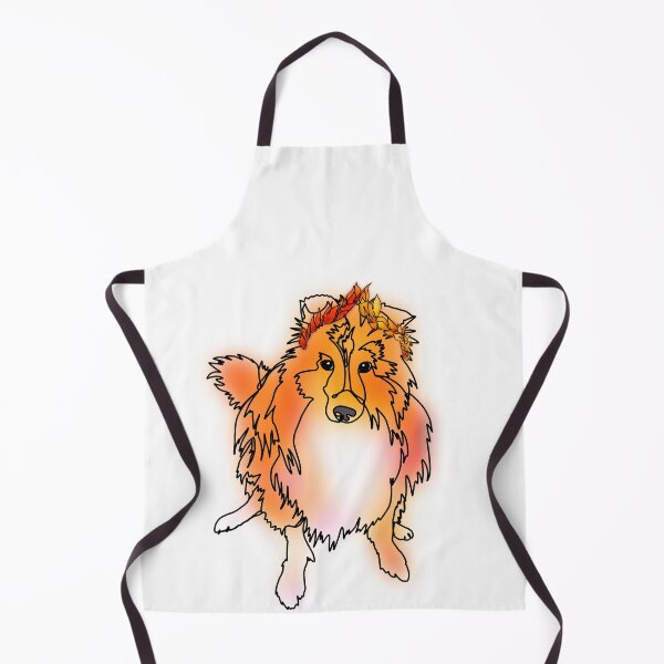 Item preview, Josh the Sheltie in a leaf crown – animalzinhats designed and sold by Ashley’sAnimalz.