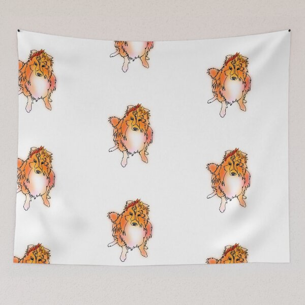 Item preview, Josh the Sheltie in a leaf crown – animalzinhats designed and sold by Ashley’sAnimalz.