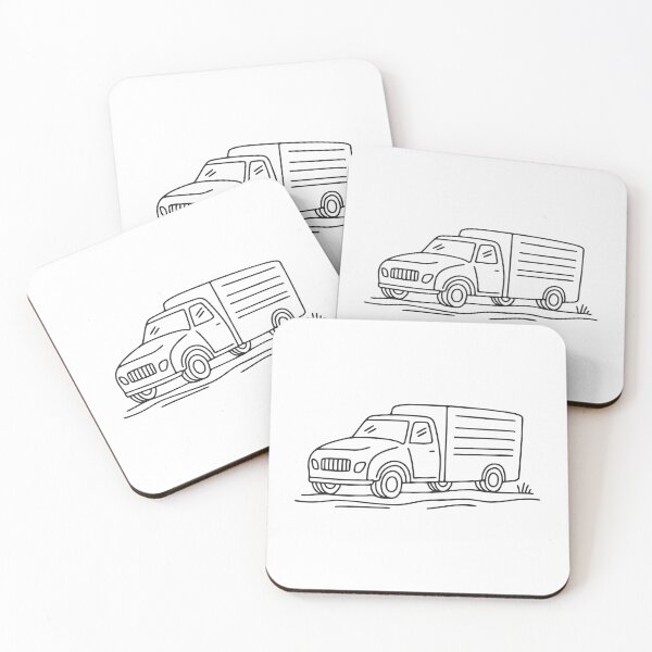 Item preview, Truck Beside Dry Dirt Road designed and sold by rasagamastore.