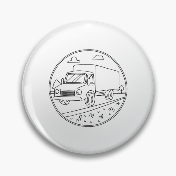 Item preview, Truck Parked Near Dusty Roadway designed and sold by rasagamastore.