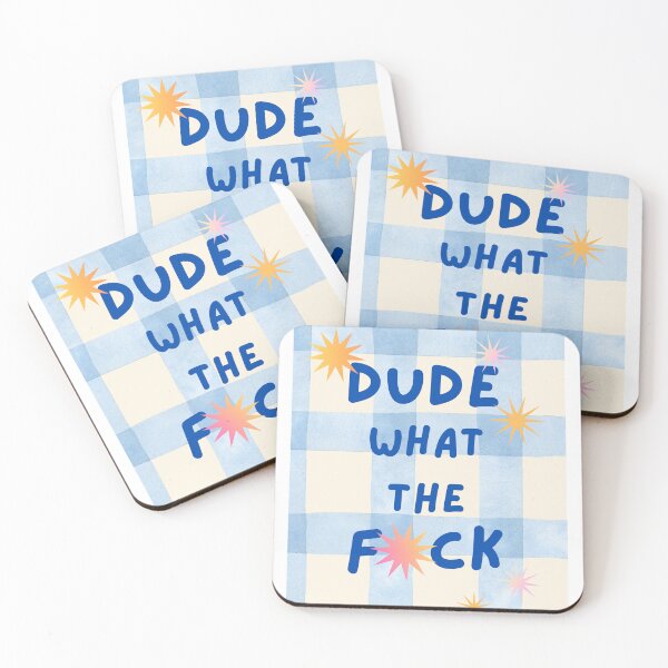 Item preview, dude what the fck Positive and funny Poster and more designed and sold by dead-birds.