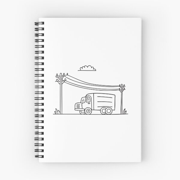 Item preview, Truck Halted Beside Pedestrian Crossing designed and sold by rasagamastore.