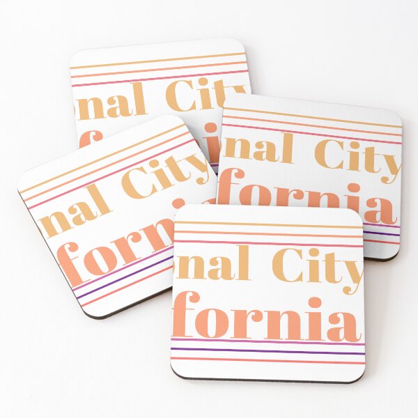 Item preview, National City California City Marked On Map designed and sold by TheIconSmith.