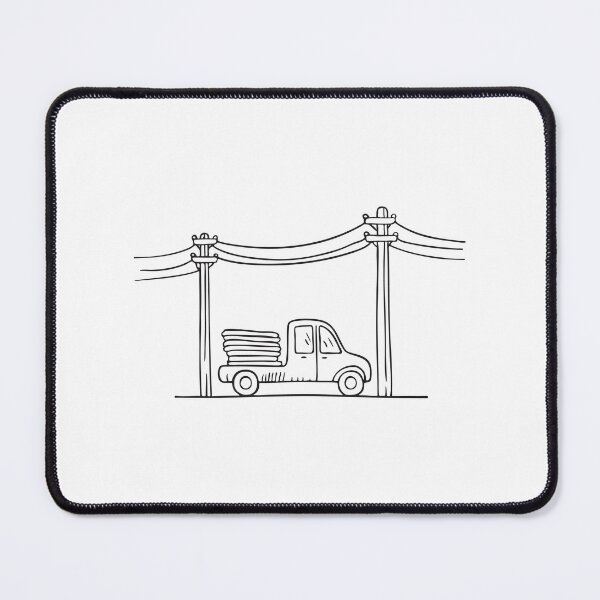 Item preview, Truck Parked Under Power Line designed and sold by rasagamastore.