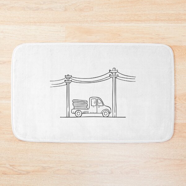 Item preview, Truck Parked Under Power Line designed and sold by rasagamastore.