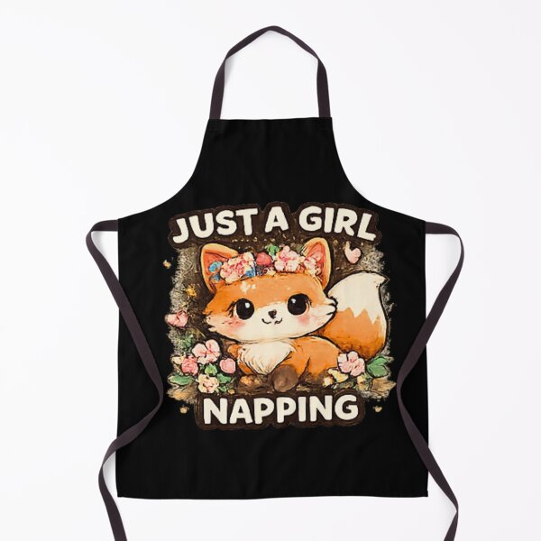 Item preview, Just A Girl Napping Cute Sleepy Fox designed and sold by Hobby-up.