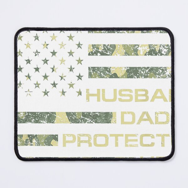 Item preview, Husband Daddy Protector Hero American Flag Father's Day Shirt designed and sold by 3liegy.