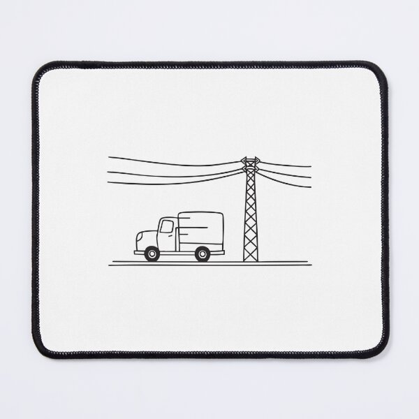 Item preview, Truck Positioned Under Utility Lines designed and sold by rasagamastore.