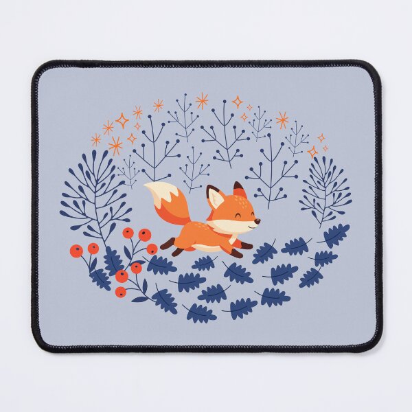 Item preview, Running fox autumn night designed and sold by InkRiot Studios.