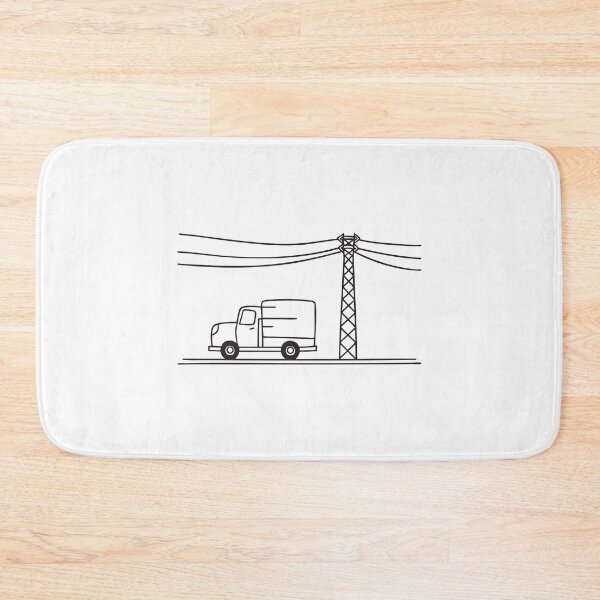 Item preview, Truck Positioned Under Utility Lines designed and sold by rasagamastore.