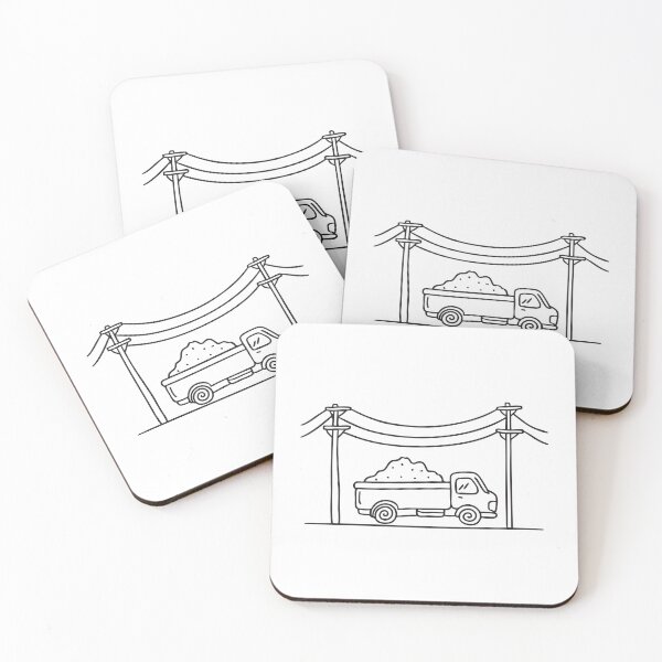Item preview, Truck Stopped Below Electrical Lines designed and sold by rasagamastore.