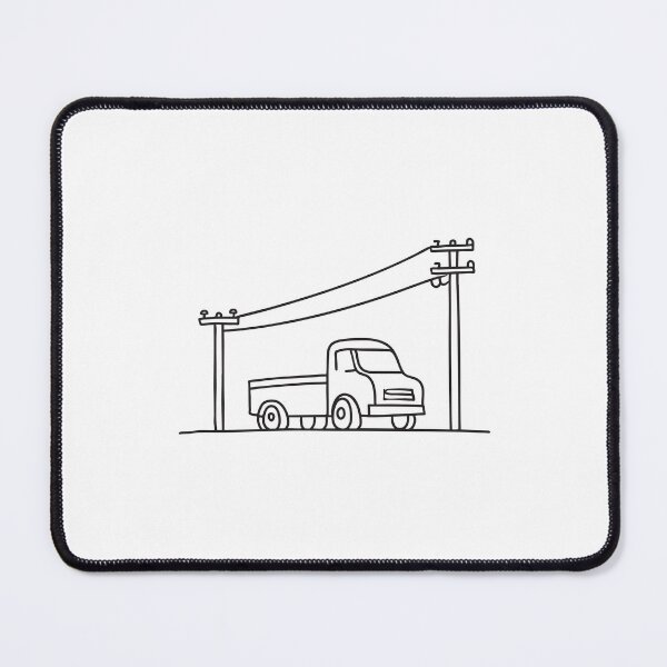Item preview, Truck Resting Under Utility Power Line designed and sold by rasagamastore.